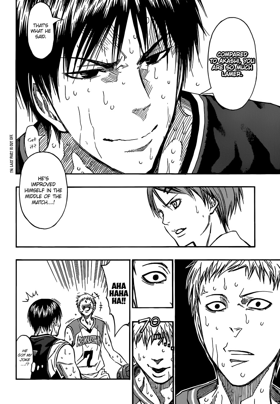 Kuroko no Basket Chapter 252 page 19 - Chapter 252: A Llama Once Told Me