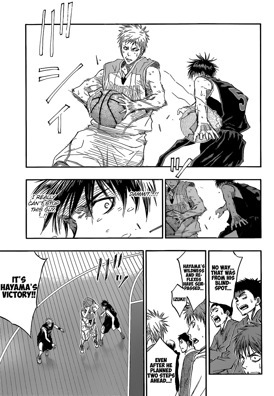 Kuroko no Basket Chapter 254 page 10 - Chapter 254: I Can't Match Him
