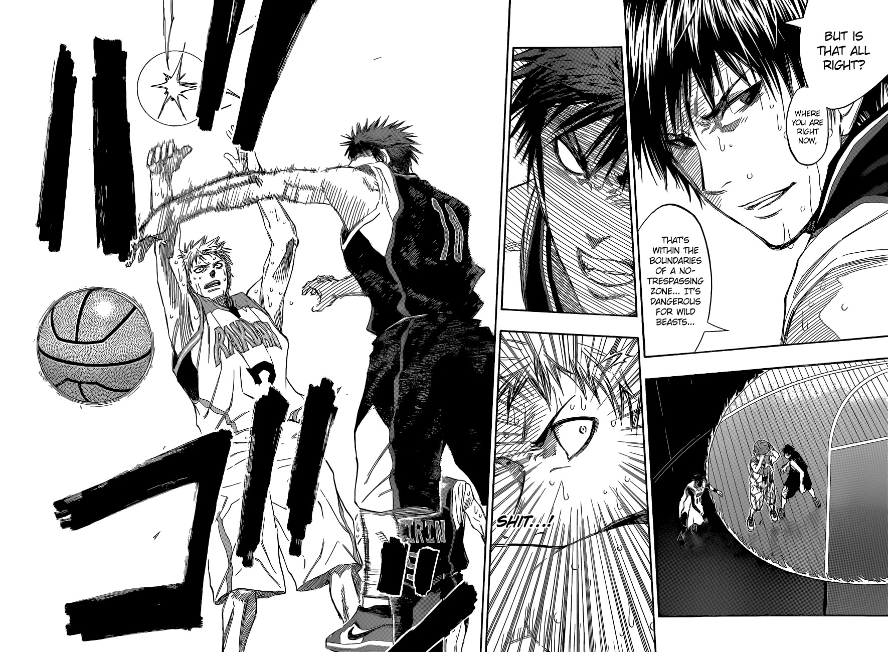 Kuroko no Basket Chapter 254 page 11 - Chapter 254: I Can't Match Him