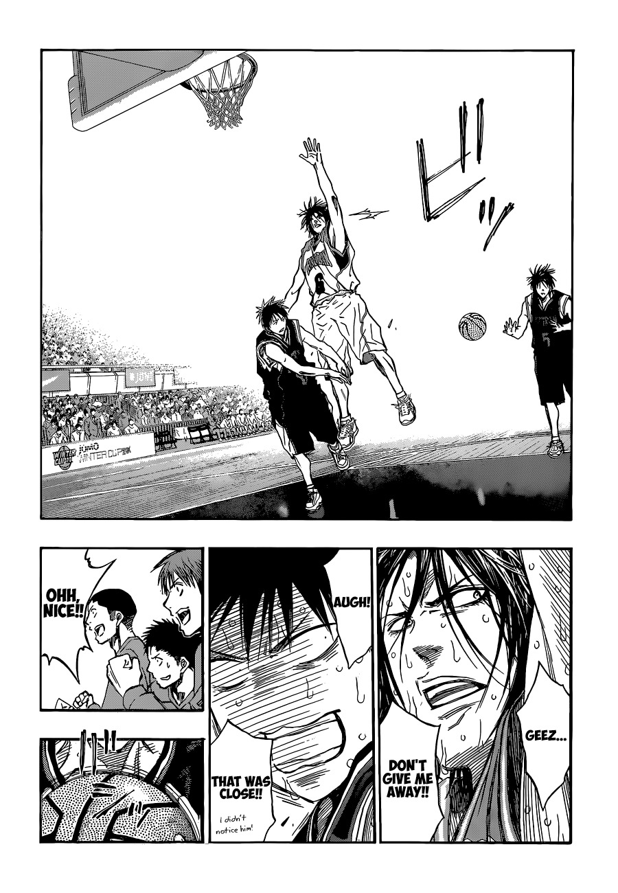 Kuroko no Basket Chapter 254 page 14 - Chapter 254: I Can't Match Him