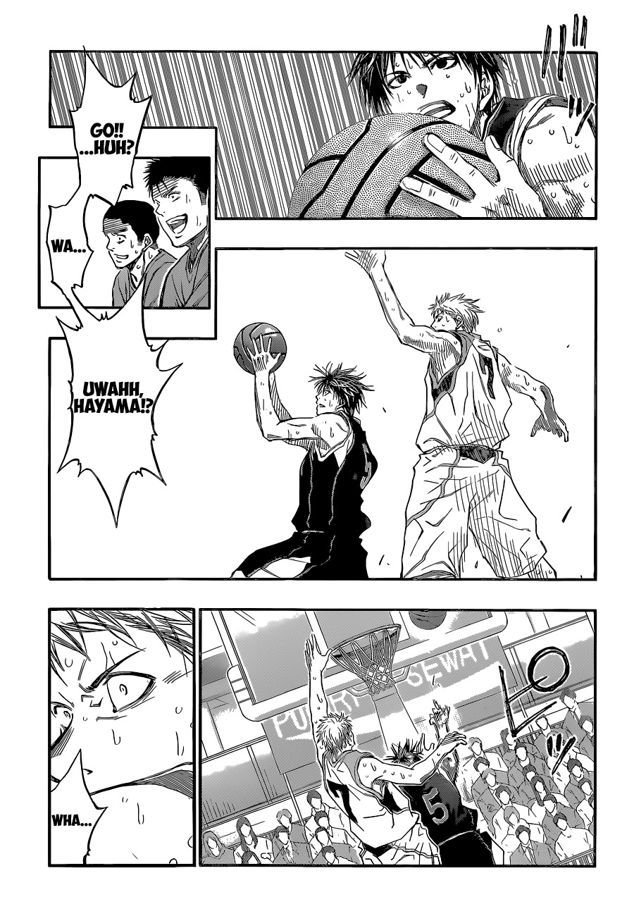 Kuroko no Basket Chapter 254 page 15 - Chapter 254: I Can't Match Him