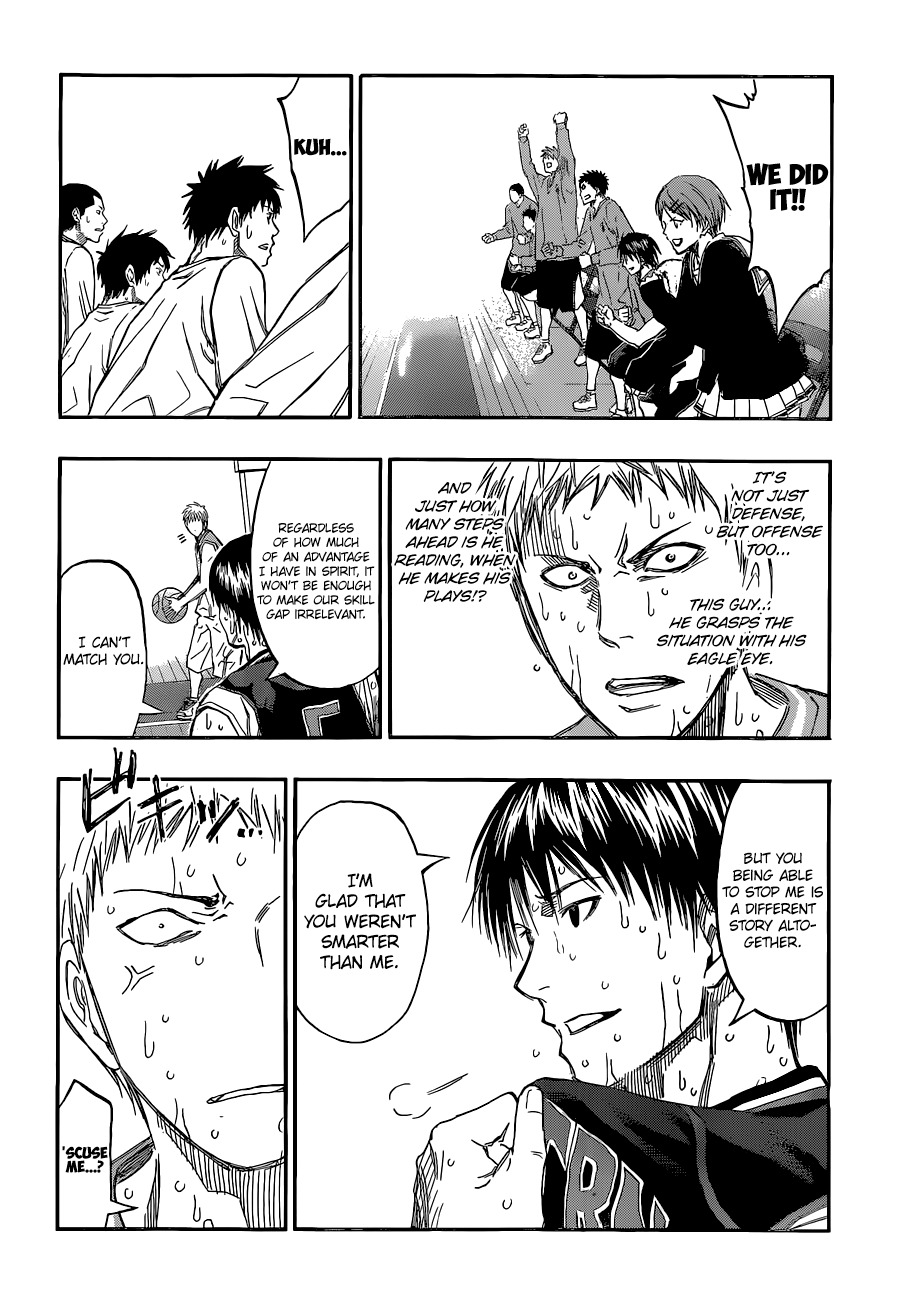 Kuroko no Basket Chapter 254 page 17 - Chapter 254: I Can't Match Him