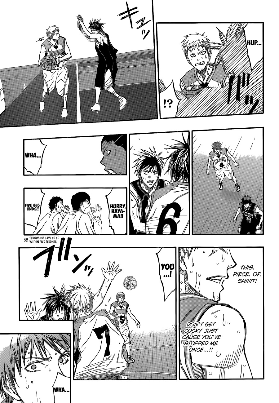 Kuroko no Basket Chapter 254 page 18 - Chapter 254: I Can't Match Him