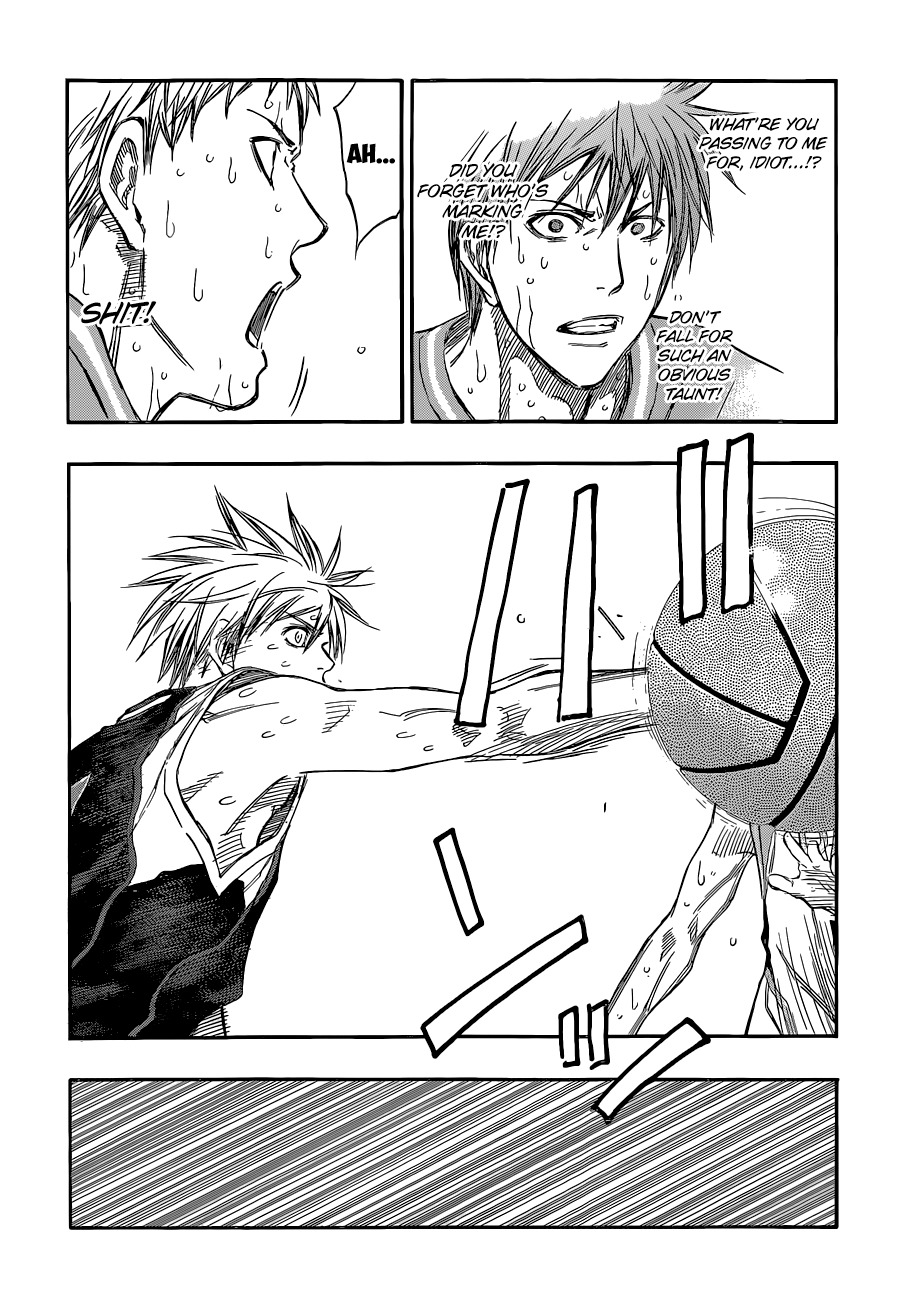 Kuroko no Basket Chapter 254 page 19 - Chapter 254: I Can't Match Him