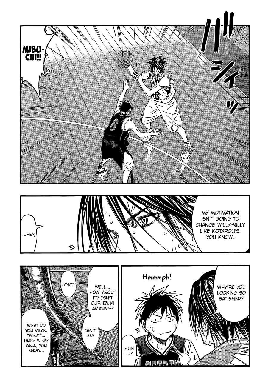 Kuroko no Basket Chapter 255 page 15 - Chapter 255: We're Gonna Do Our Best!