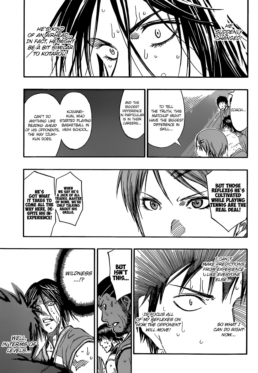Kuroko no Basket Chapter 255 page 17 - Chapter 255: We're Gonna Do Our Best!