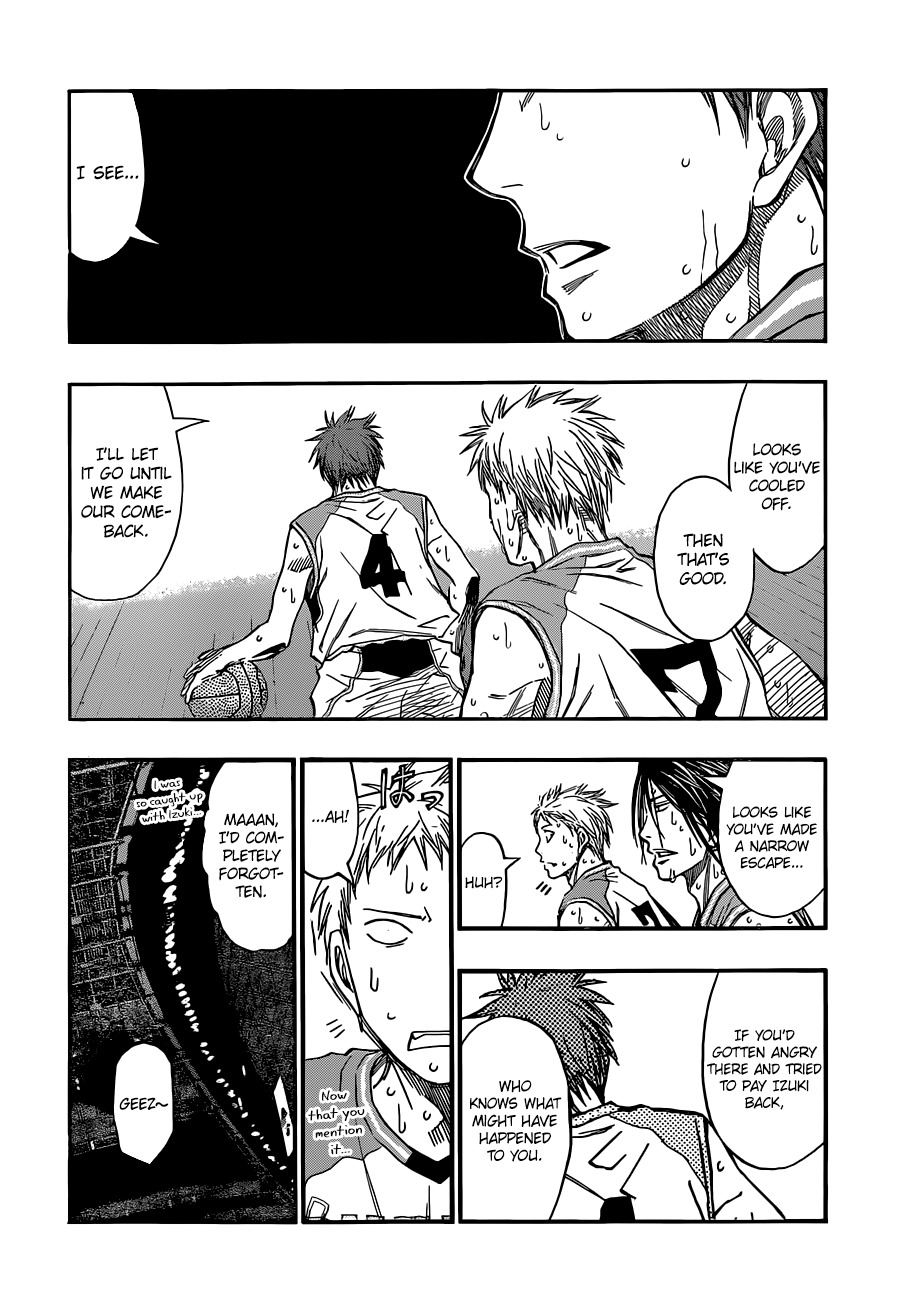 Kuroko no Basket Chapter 255 page 8 - Chapter 255: We're Gonna Do Our Best!