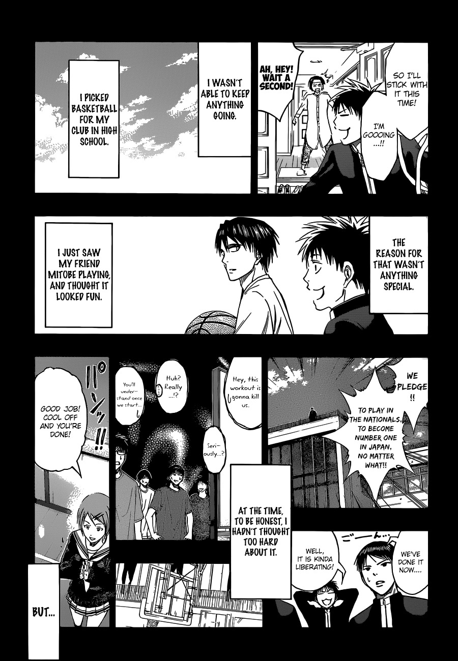 Kuroko no Basket Chapter 256 page 13 - Chapter 256: I'm Doing All That I Can Like This