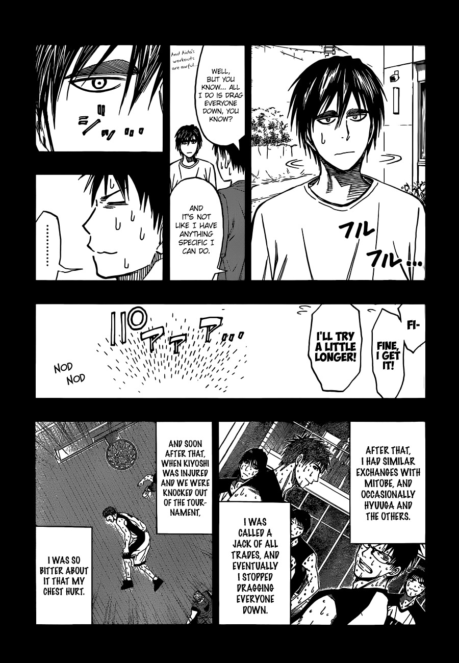 Kuroko no Basket Chapter 256 page 15 - Chapter 256: I'm Doing All That I Can Like This