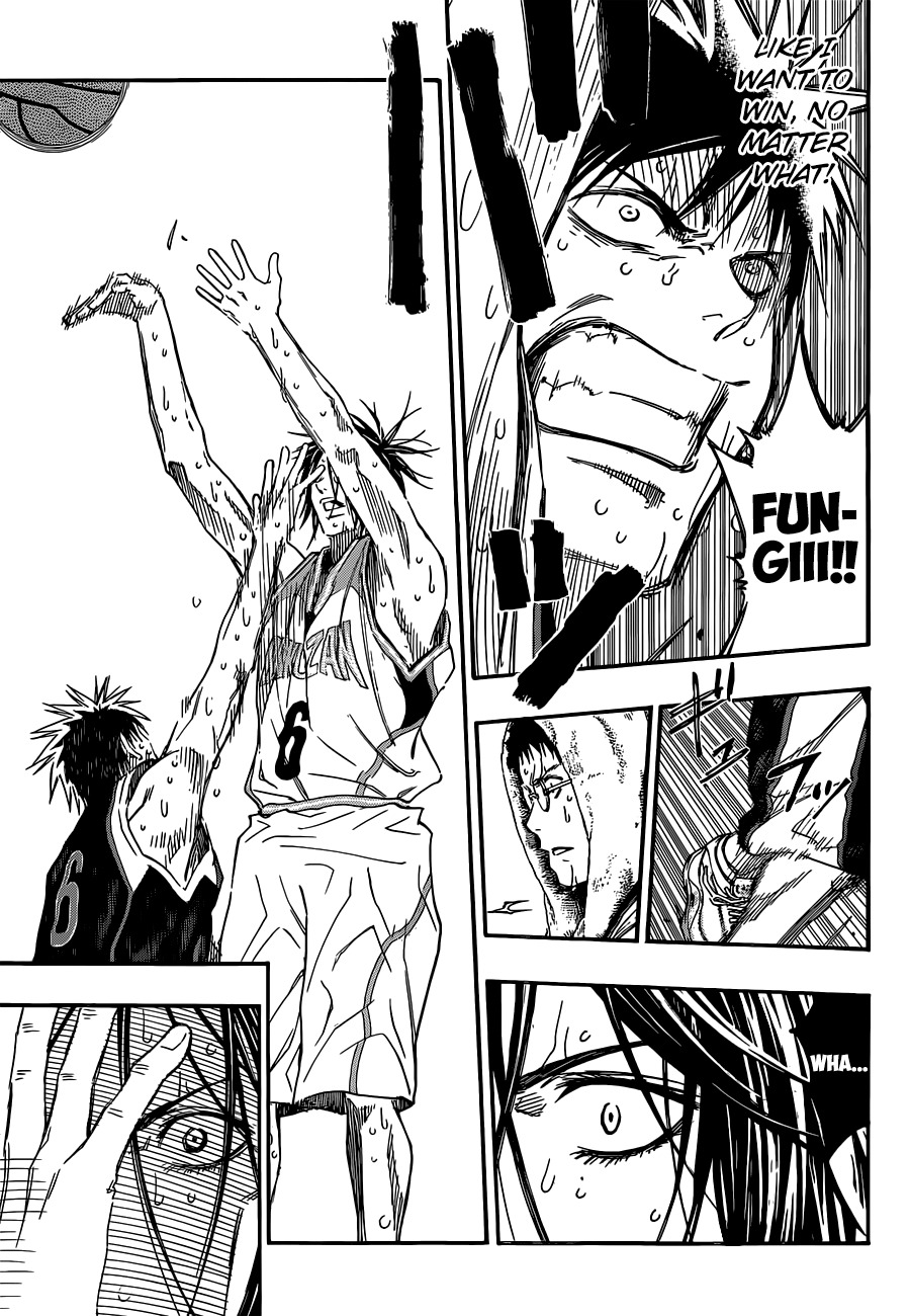 Kuroko no Basket Chapter 256 page 17 - Chapter 256: I'm Doing All That I Can Like This