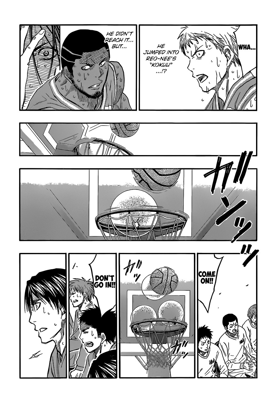 Kuroko no Basket Chapter 256 page 18 - Chapter 256: I'm Doing All That I Can Like This