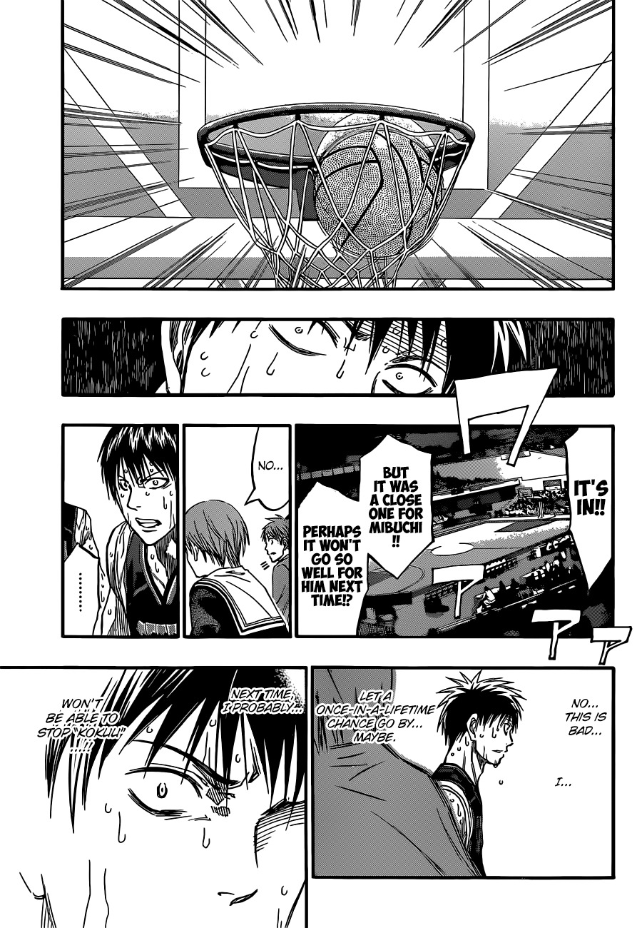 Kuroko no Basket Chapter 256 page 19 - Chapter 256: I'm Doing All That I Can Like This