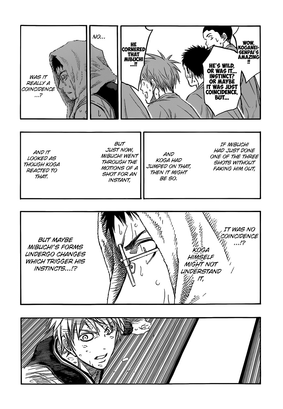 Kuroko no Basket Chapter 256 page 4 - Chapter 256: I'm Doing All That I Can Like This