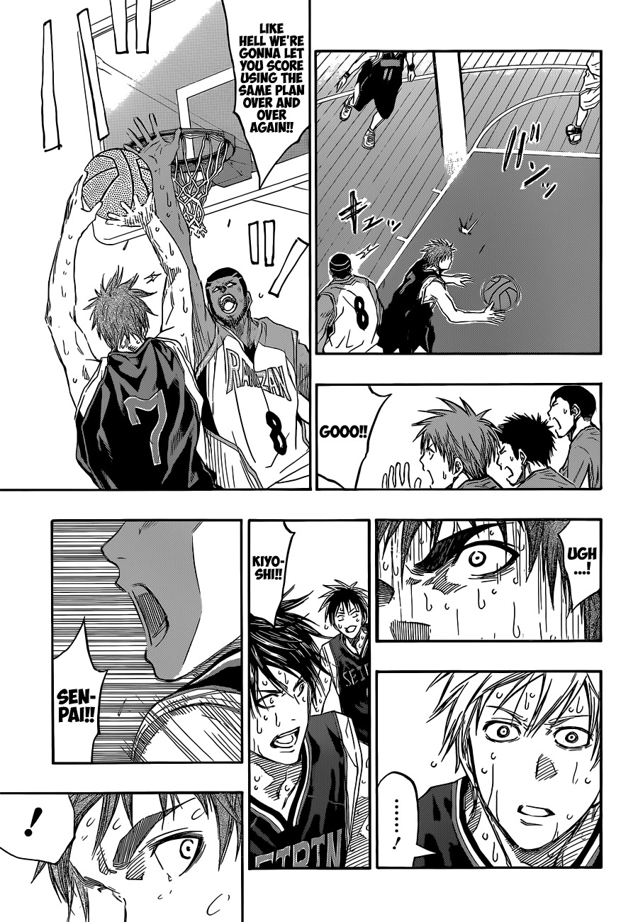Kuroko no Basket Chapter 256 page 5 - Chapter 256: I'm Doing All That I Can Like This