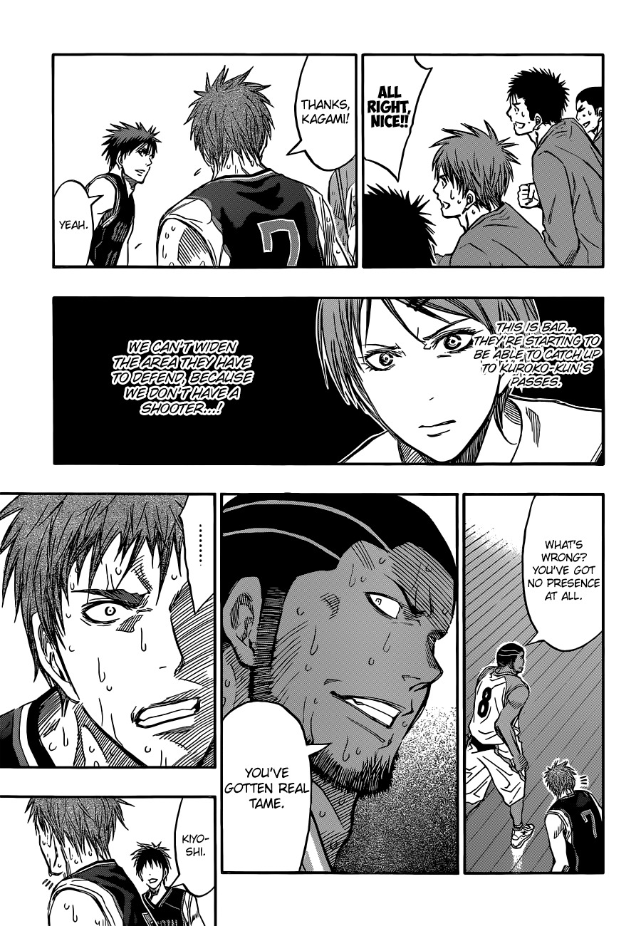 Kuroko no Basket Chapter 256 page 7 - Chapter 256: I'm Doing All That I Can Like This
