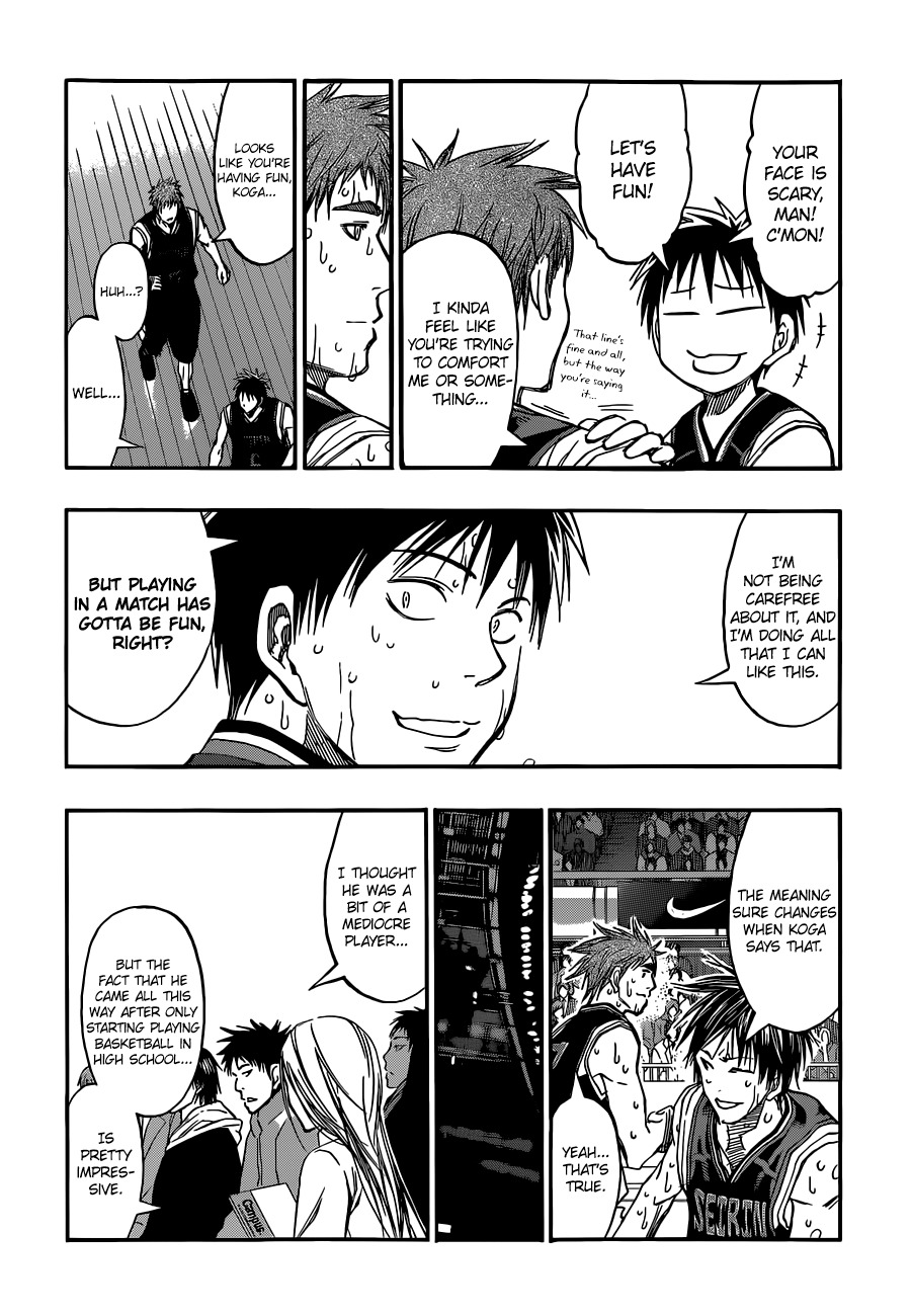 Kuroko no Basket Chapter 256 page 8 - Chapter 256: I'm Doing All That I Can Like This