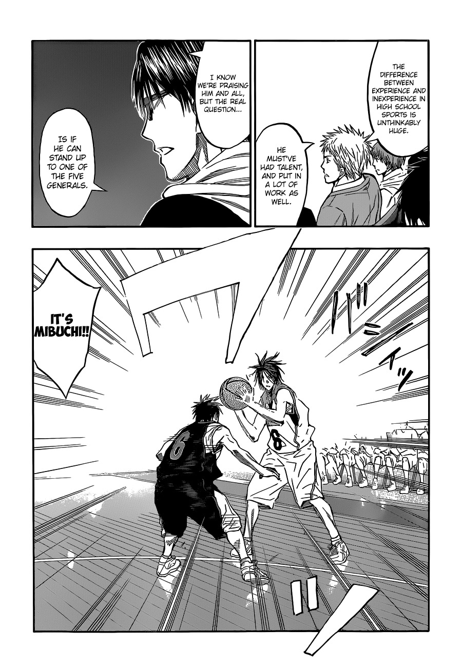 Kuroko no Basket Chapter 256 page 9 - Chapter 256: I'm Doing All That I Can Like This