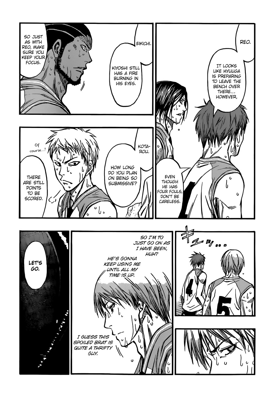 Kuroko no Basket Chapter 257 page 11 - Chapter 257: Let's Do This, Rakuzan!!