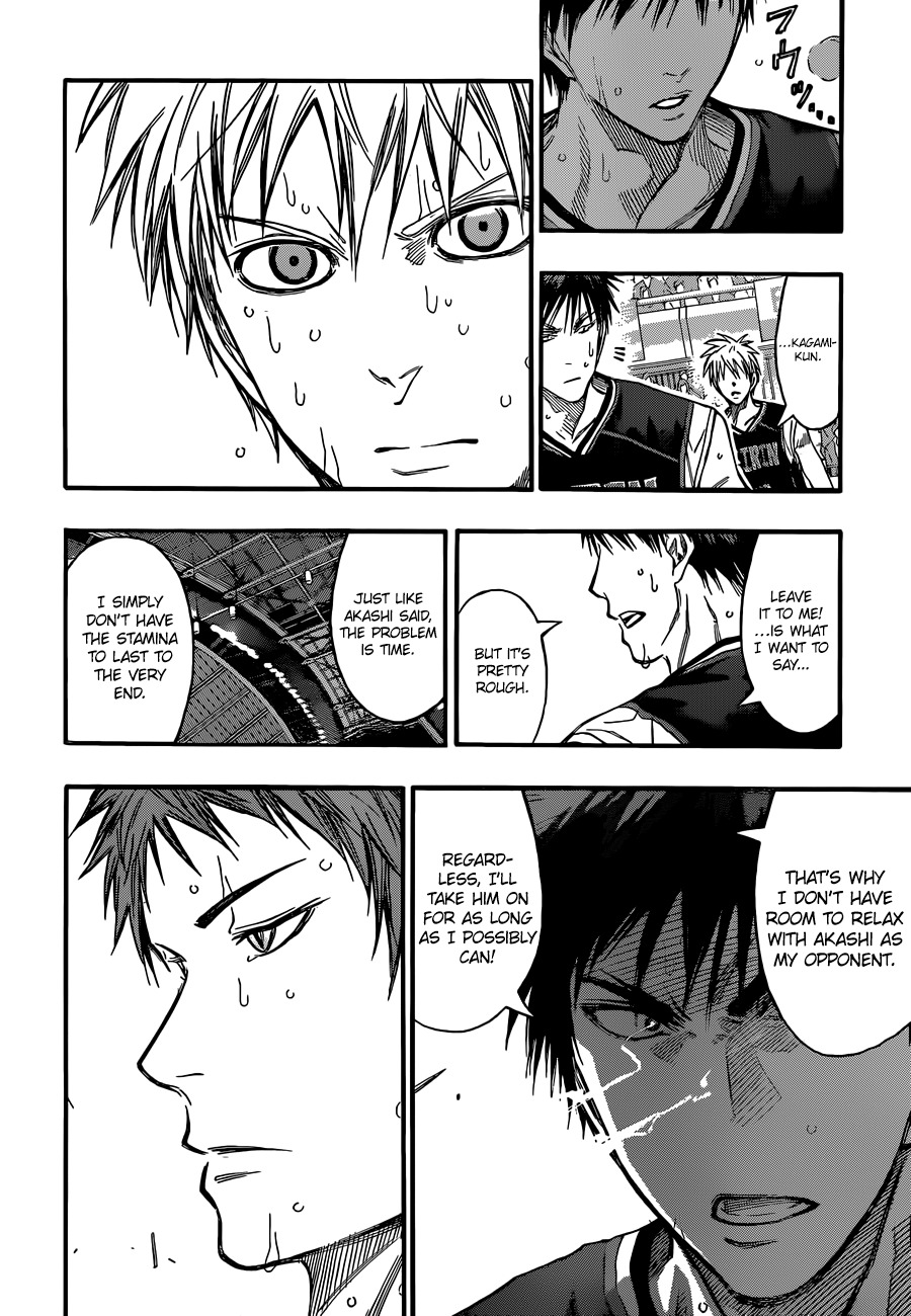 Kuroko no Basket Chapter 257 page 15 - Chapter 257: Let's Do This, Rakuzan!!
