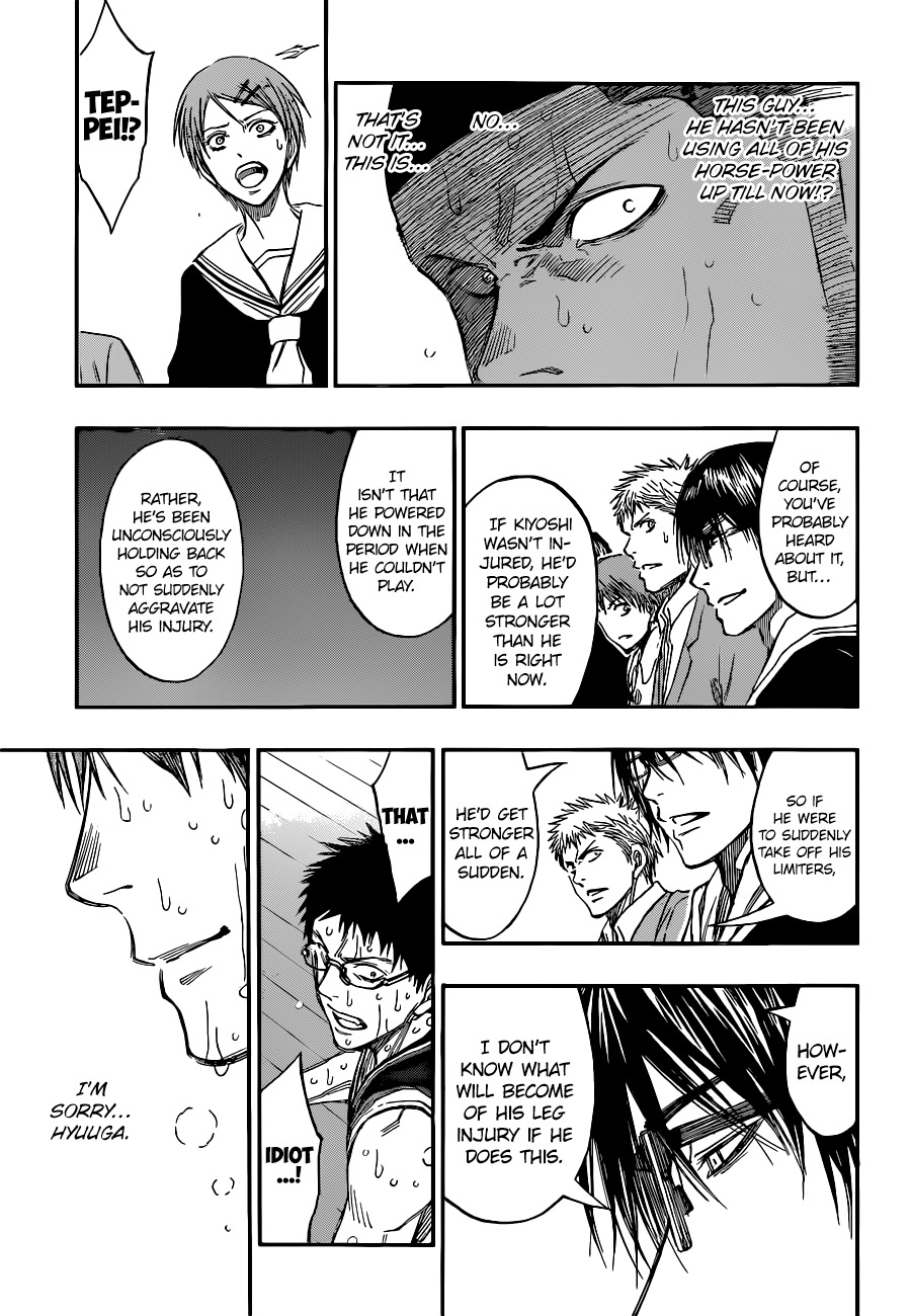 Kuroko no Basket Chapter 258 page 16 - Chapter 258: We Can't Stop You Anymore
