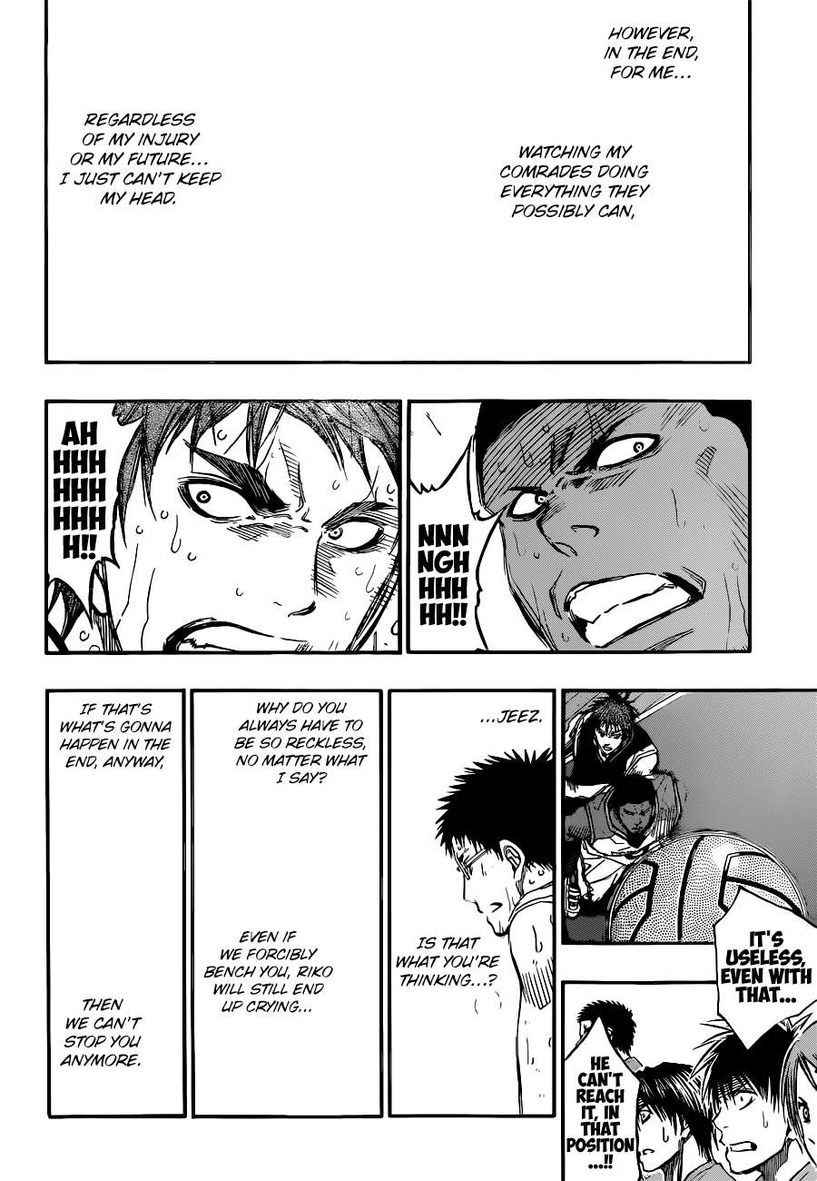 Kuroko no Basket Chapter 258 page 17 - Chapter 258: We Can't Stop You Anymore