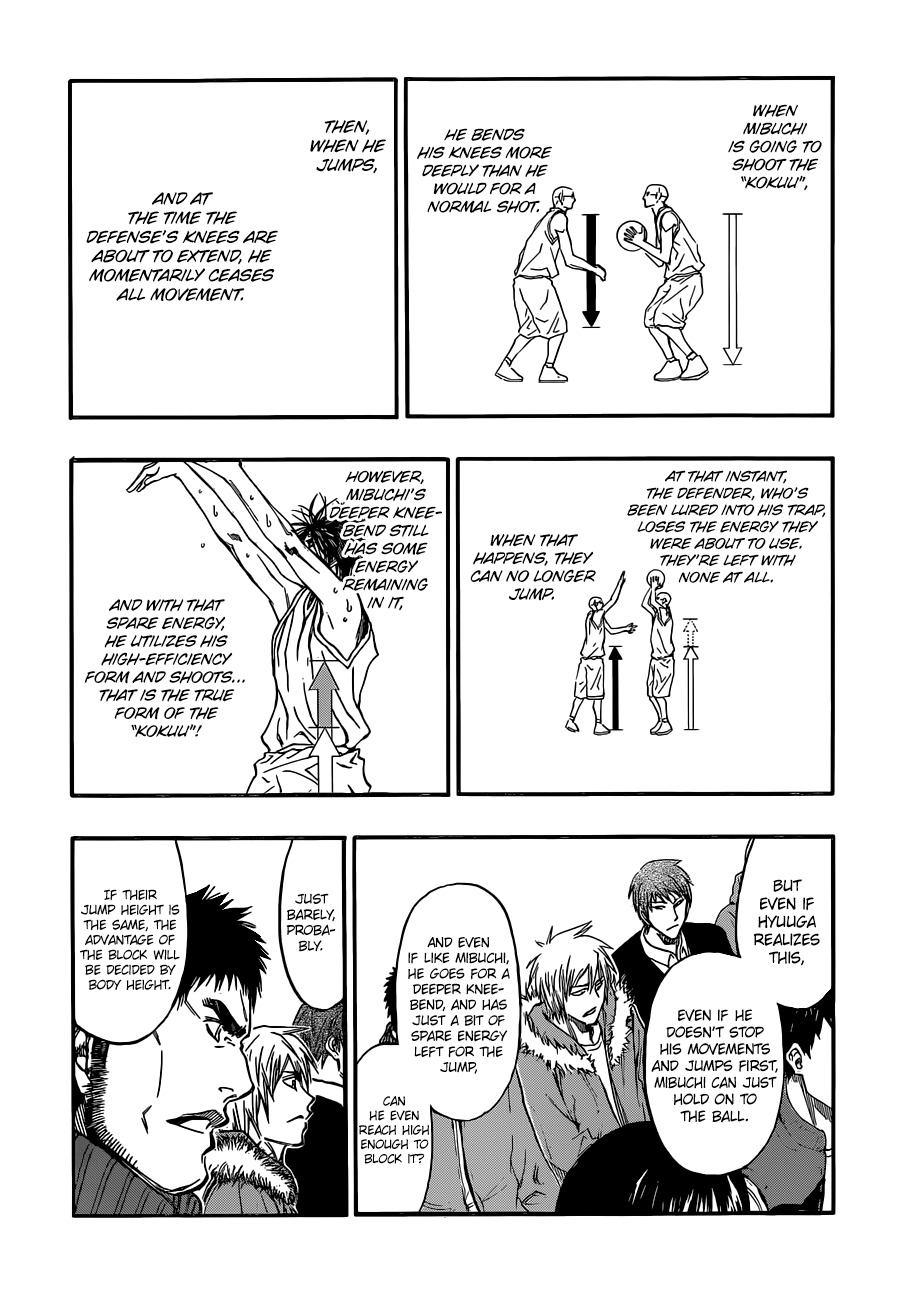 Kuroko no Basket Chapter 259 page 14 - Chapter 259: I'll Definitely Stop This Shot!!