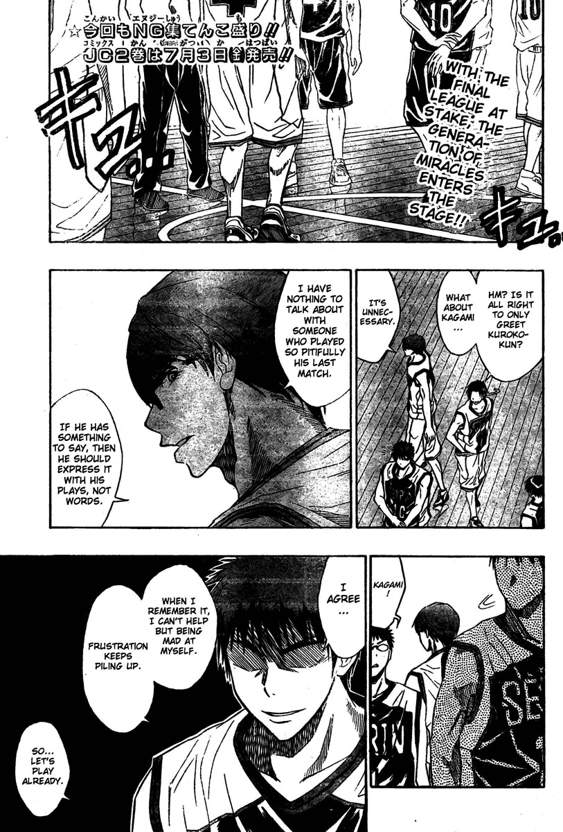 Kuroko no Basket Chapter 26 page 7 - Chapter 26: It Would Be a Problem