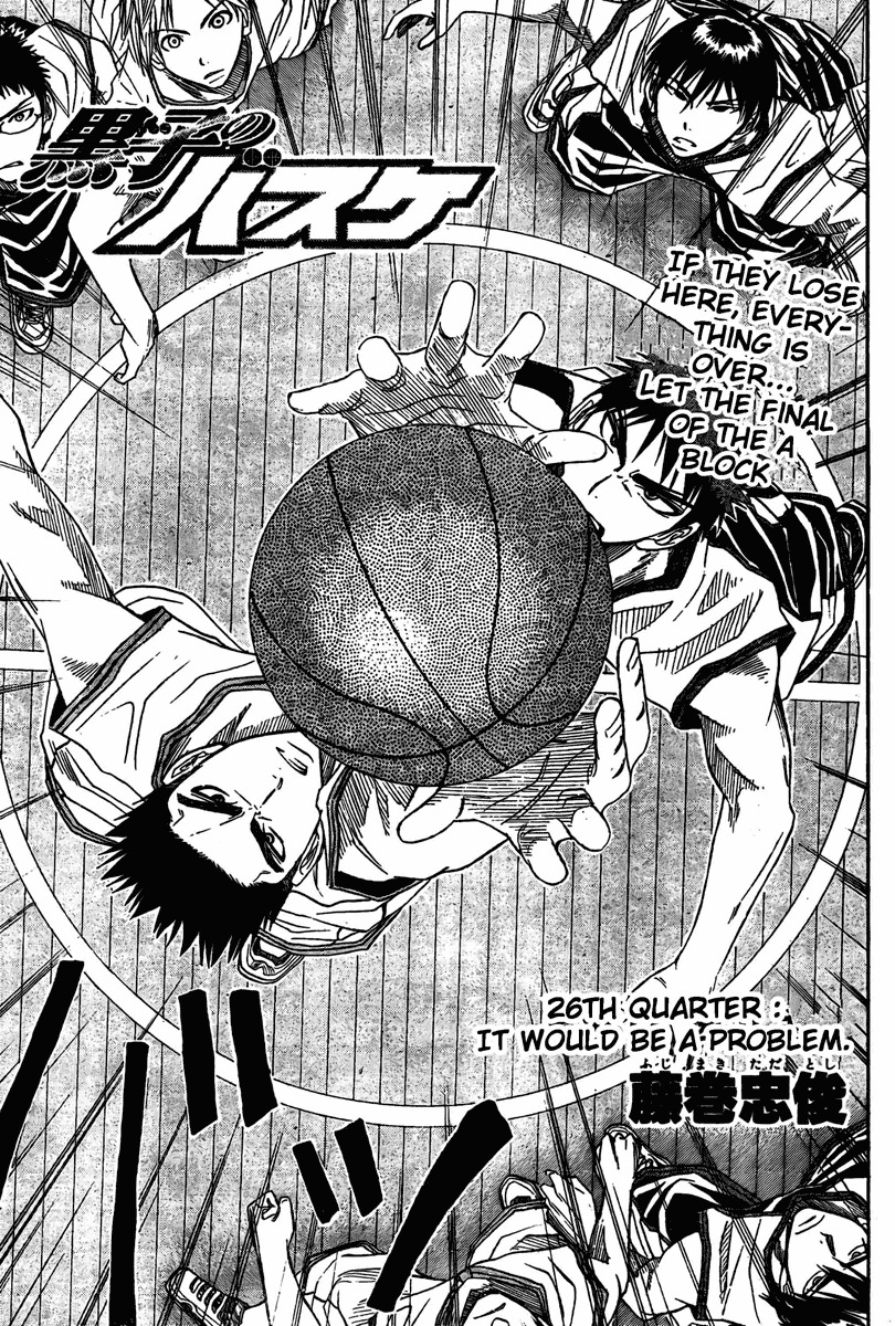 Kuroko no Basket Chapter 26 page 9 - Chapter 26: It Would Be a Problem