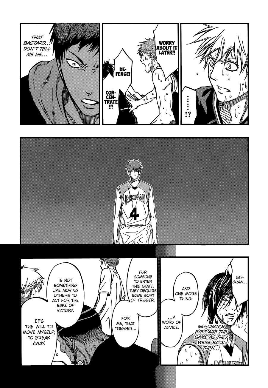 Kuroko no Basket Chapter 260 page 17 - Chapter 260: A Word Of Advice