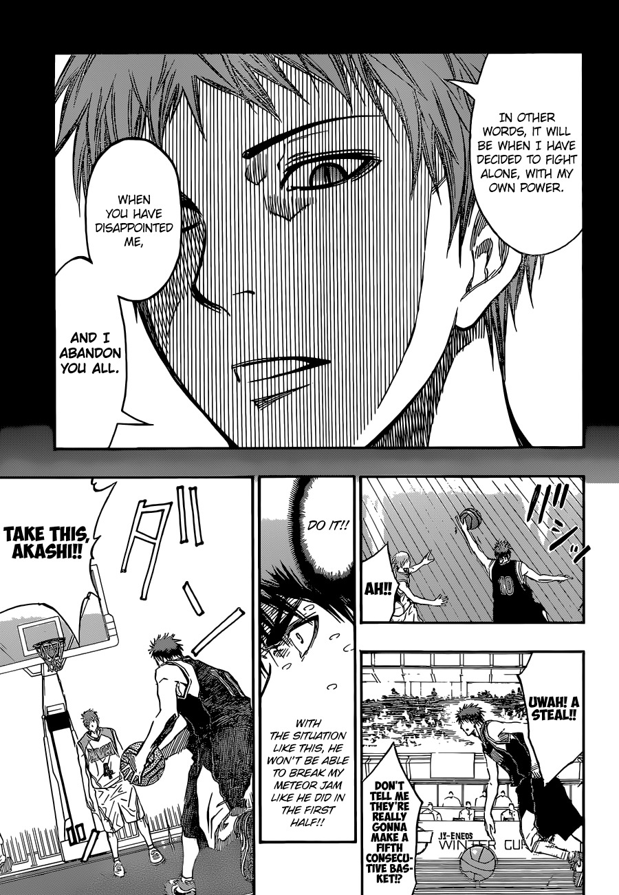 Kuroko no Basket Chapter 260 page 18 - Chapter 260: A Word Of Advice