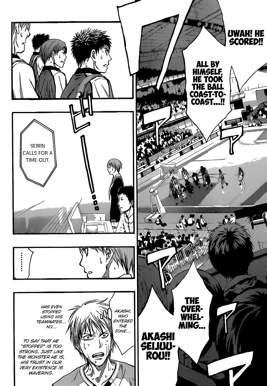 Kuroko no Basket Chapter 261 page 10 - Chapter 261: That's Enough