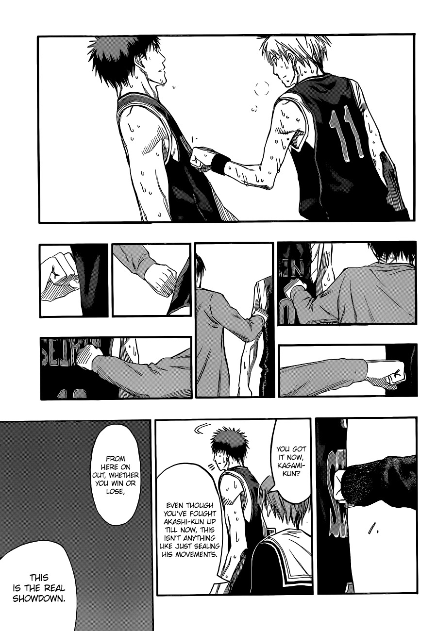 Kuroko no Basket Chapter 261 page 15 - Chapter 261: That's Enough