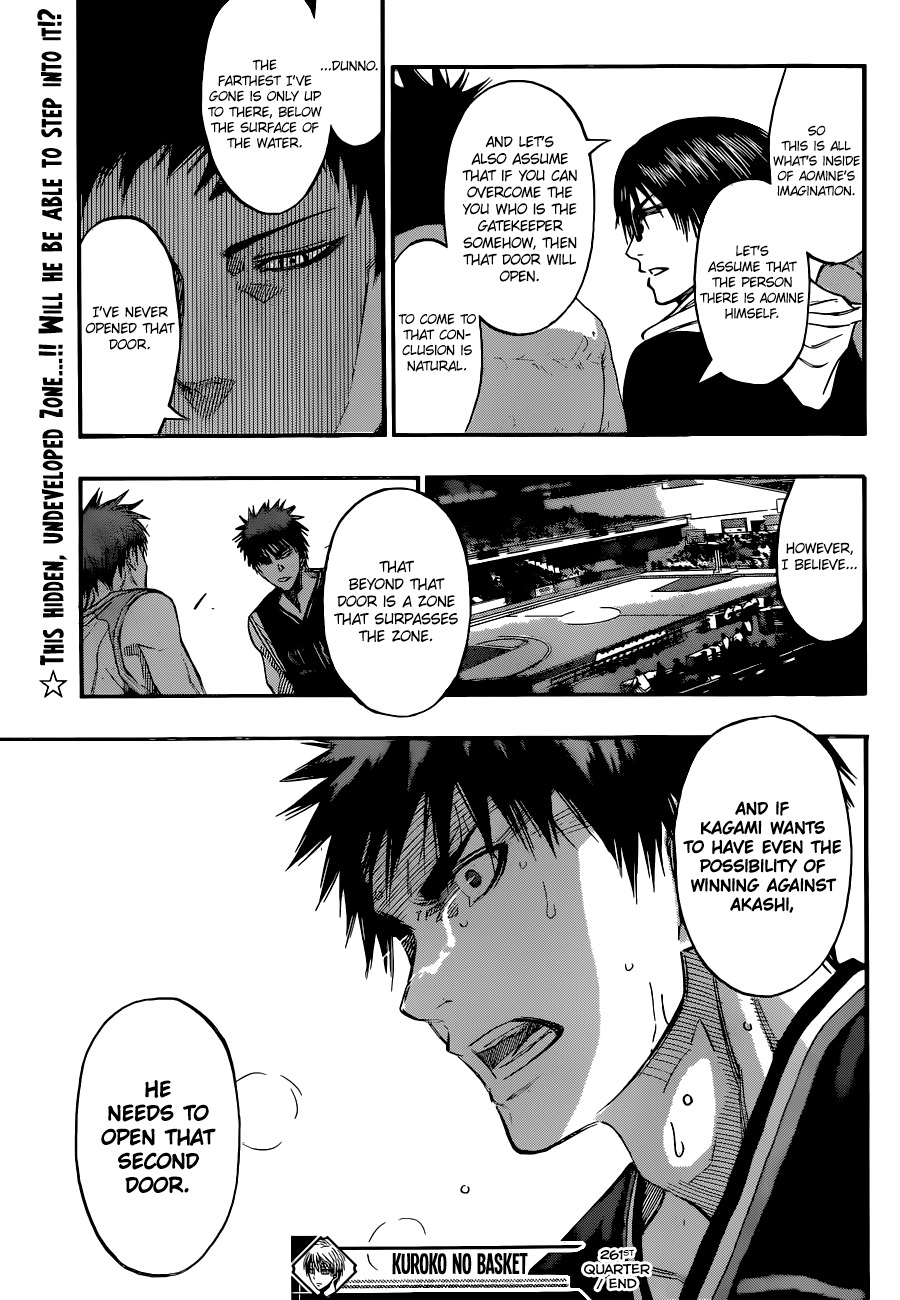 Kuroko no Basket Chapter 261 page 19 - Chapter 261: That's Enough