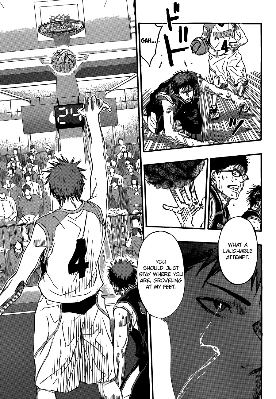 Kuroko no Basket Chapter 262 page 10 - Chapter 262: Why Don't You Give Up?
