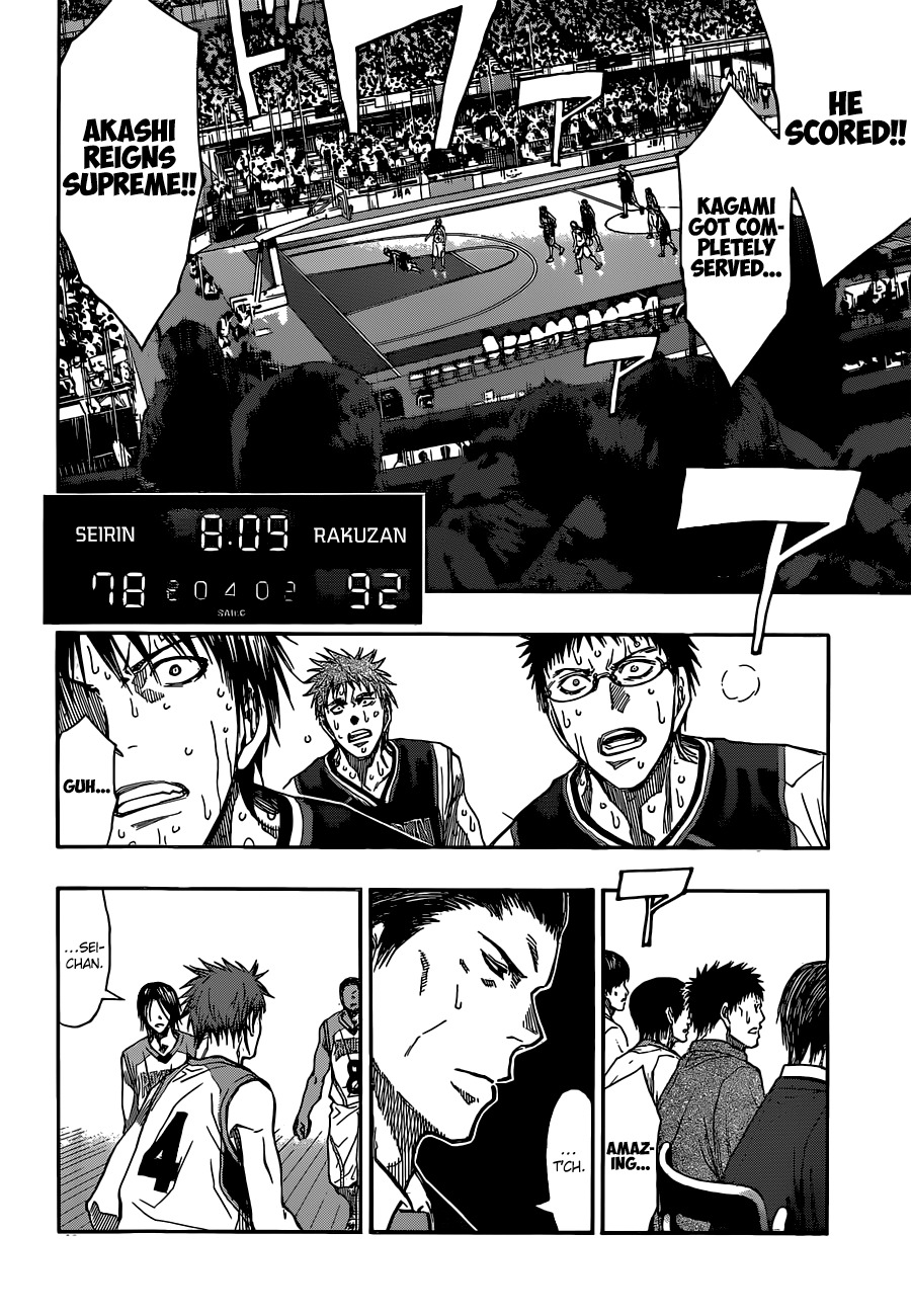 Kuroko no Basket Chapter 262 page 11 - Chapter 262: Why Don't You Give Up?