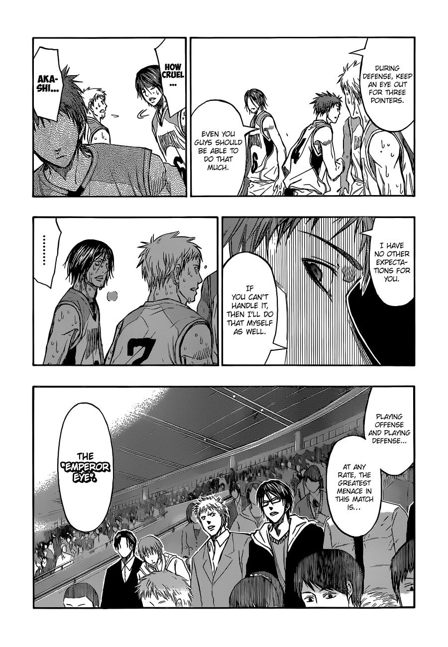 Kuroko no Basket Chapter 262 page 12 - Chapter 262: Why Don't You Give Up?