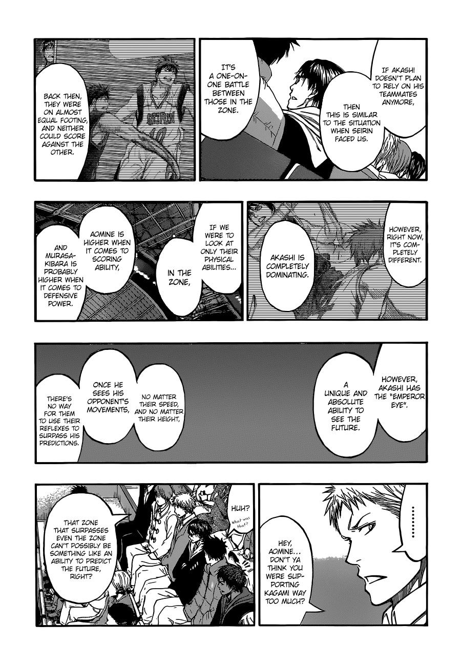 Kuroko no Basket Chapter 262 page 13 - Chapter 262: Why Don't You Give Up?