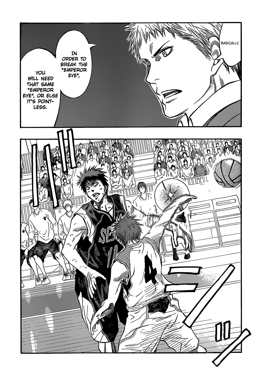 Kuroko no Basket Chapter 262 page 14 - Chapter 262: Why Don't You Give Up?