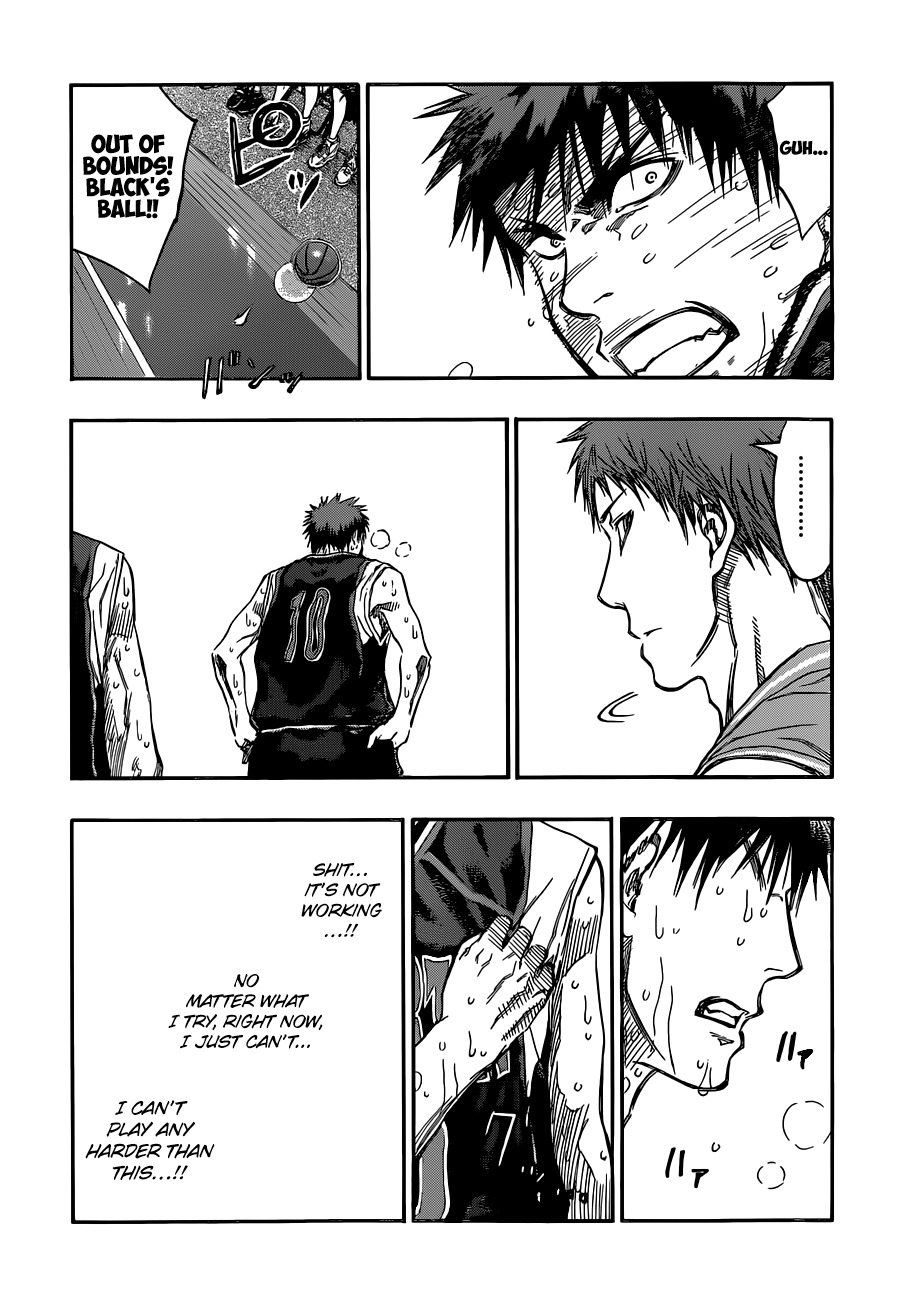 Kuroko no Basket Chapter 262 page 15 - Chapter 262: Why Don't You Give Up?