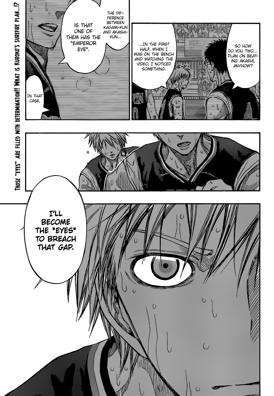 Kuroko no Basket Chapter 262 page 20 - Chapter 262: Why Don't You Give Up?
