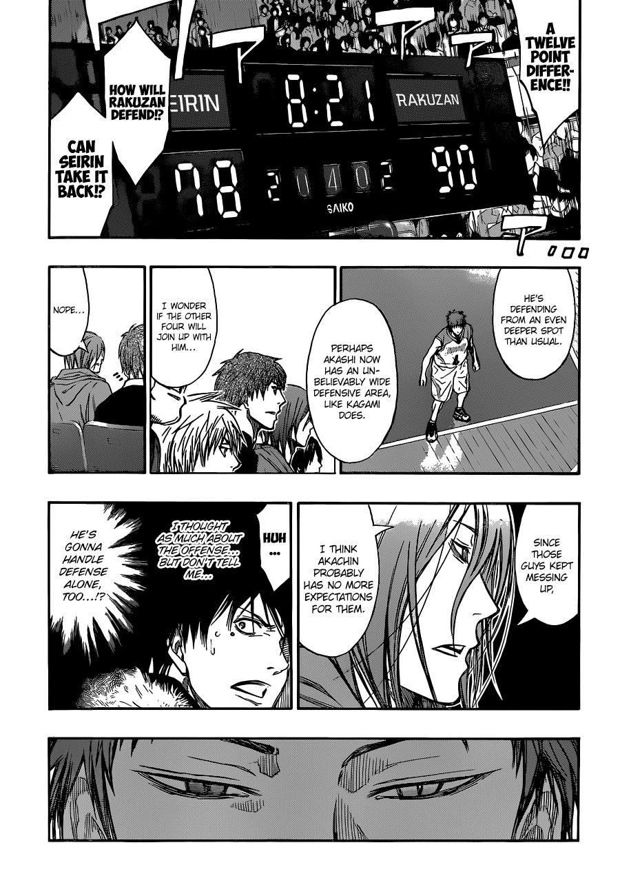 Kuroko no Basket Chapter 262 page 5 - Chapter 262: Why Don't You Give Up?