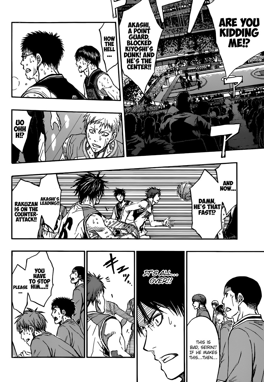 Kuroko no Basket Chapter 263 page 10 - Chapter 263: Please Stop Akashi!!