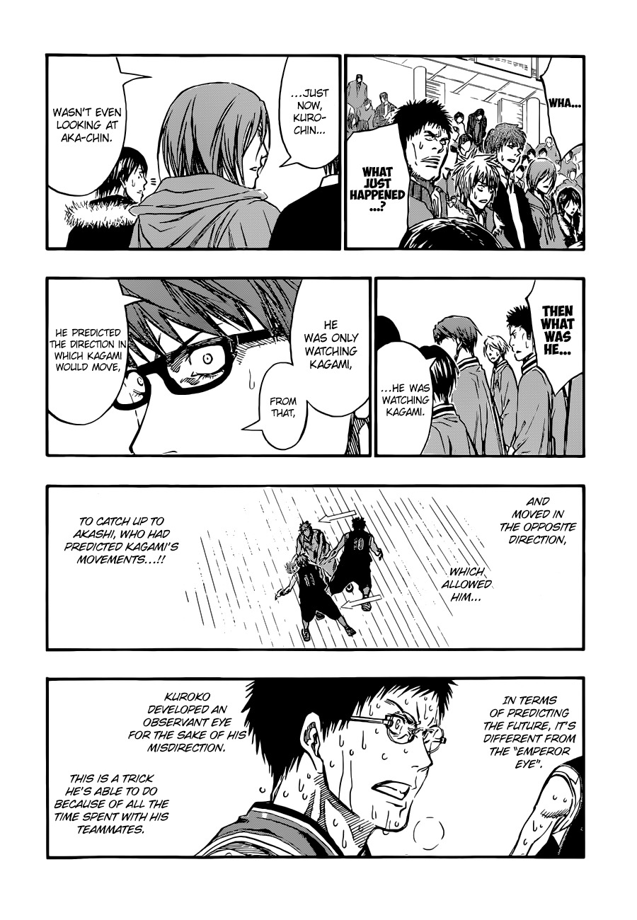 Kuroko no Basket Chapter 263 page 15 - Chapter 263: Please Stop Akashi!!
