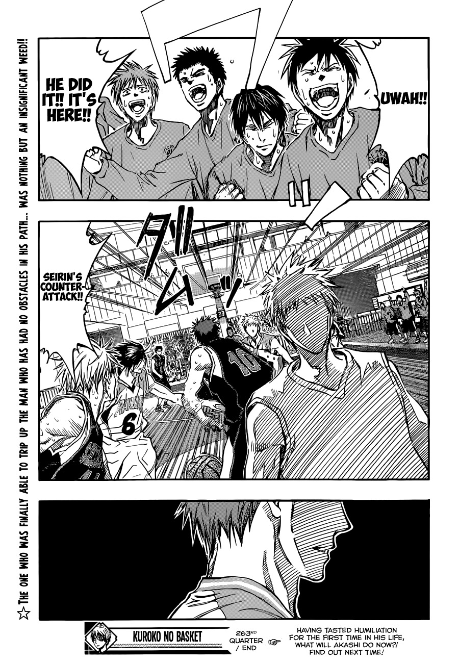 Kuroko no Basket Chapter 263 page 19 - Chapter 263: Please Stop Akashi!!