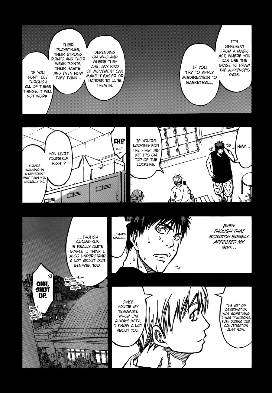 Kuroko no Basket Chapter 263 page 5 - Chapter 263: Please Stop Akashi!!