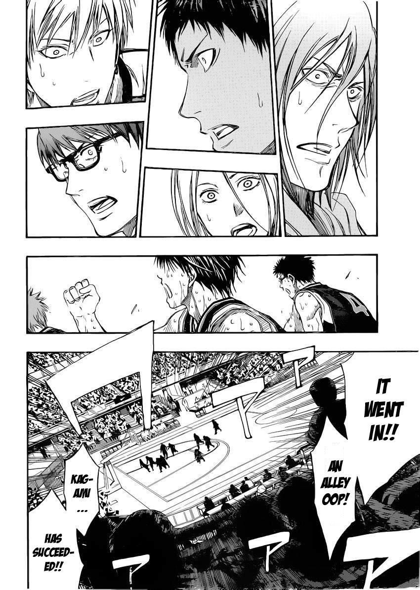 Kuroko no Basket Chapter 264 page 10 - Chapter 264: It is the First Time!!