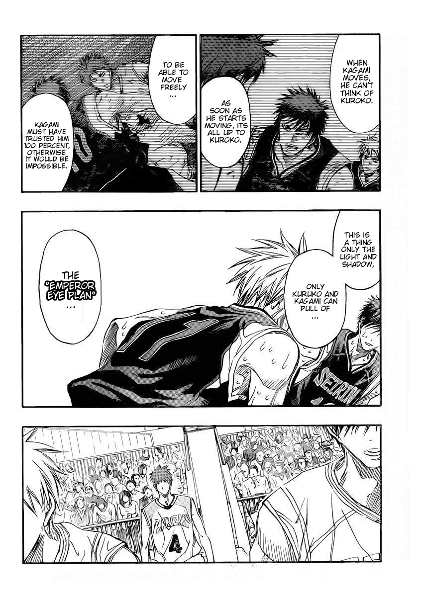 Kuroko no Basket Chapter 264 page 14 - Chapter 264: It is the First Time!!