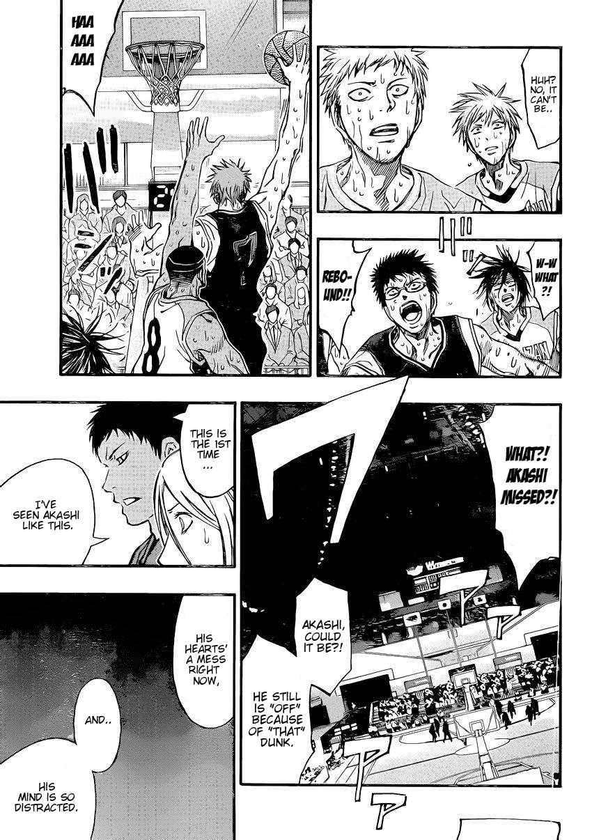 Kuroko no Basket Chapter 264 page 17 - Chapter 264: It is the First Time!!