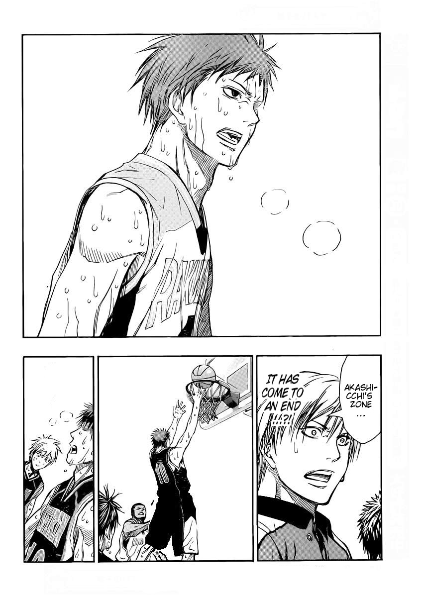 Kuroko no Basket Chapter 264 page 18 - Chapter 264: It is the First Time!!