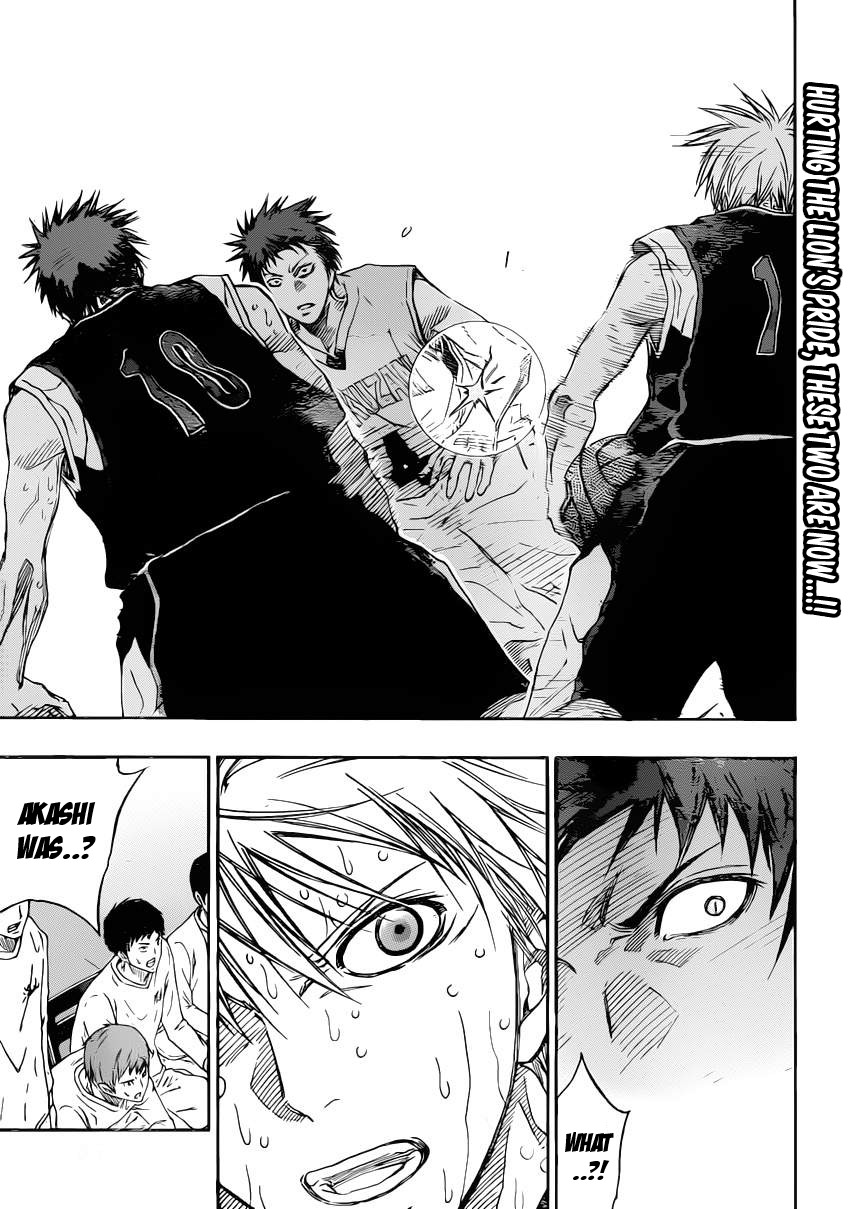 Kuroko no Basket Chapter 264 page 6 - Chapter 264: It is the First Time!!